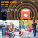 Personal Alarm emitting a loud siren and flashing light with bluetooth anti lost function