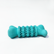 Rubber Dental Bone for dogs in large size, featuring a durable and textured design for promoting dental health.