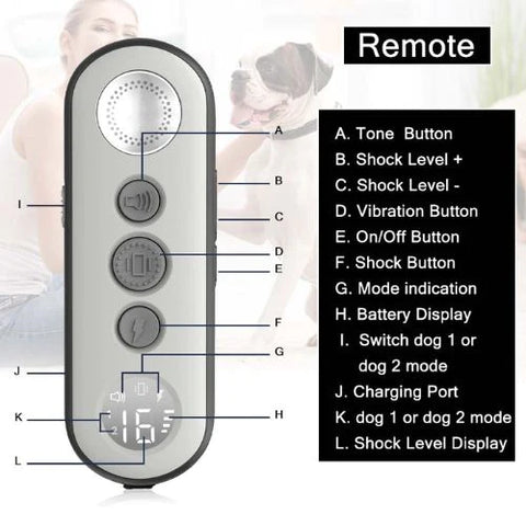 Extra Remote - Houndware HW777 Rechargeable Remote Dog Training Collar