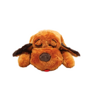 Close up Snuggle Puppy in a Brown Mutt