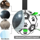 4 layers of  large dog soccer ball with tabs  