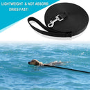 Dog Recall Training Leash - Black