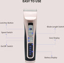 Professional Pet Clipper for Dogs - Silver