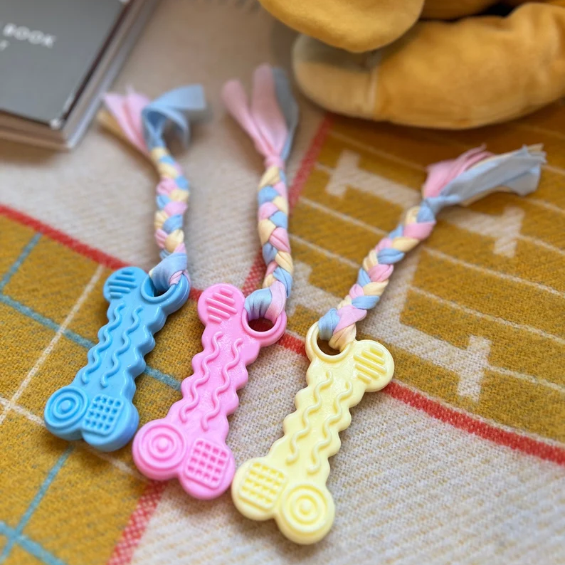 Puppy Chewable Bone Dog Toy with Rope