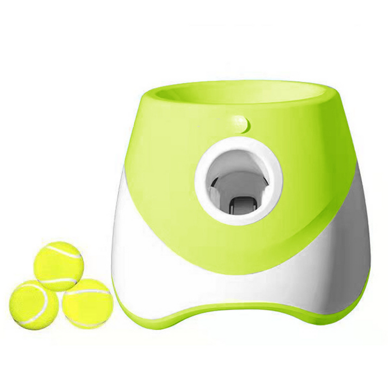 eDog Automatic Ball Launcher with three tennis balls