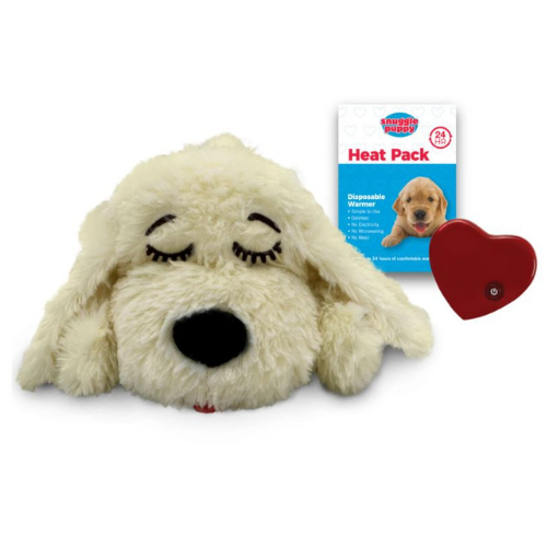 Snuggle Puppy Dog Toy With Heart Beat and Heat Pad eDog Australia