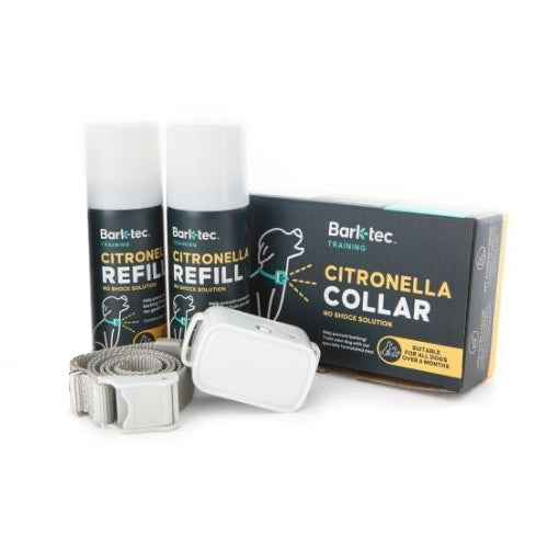 Barktec Rechargeable Sound&Citronella Spray Collar Ultimate Kit